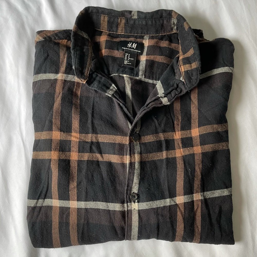 Men’s Flannel Button Down Shirt
